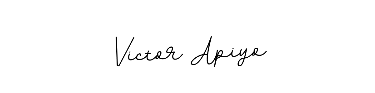 Victor Apiyo stylish signature style. Best Handwritten Sign (BallpointsItalic-DORy9) for my name. Handwritten Signature Collection Ideas for my name Victor Apiyo. Victor Apiyo signature style 11 images and pictures png