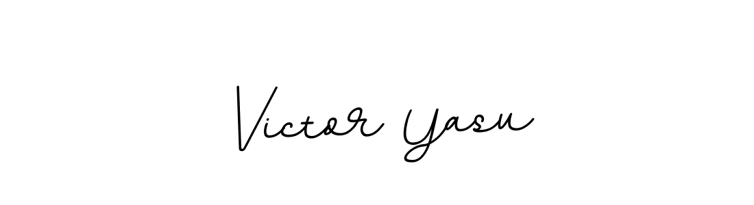 You should practise on your own different ways (BallpointsItalic-DORy9) to write your name (Victor Yasu) in signature. don't let someone else do it for you. Victor Yasu signature style 11 images and pictures png