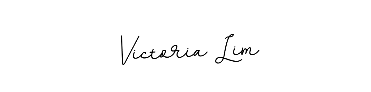 Victoria Lim stylish signature style. Best Handwritten Sign (BallpointsItalic-DORy9) for my name. Handwritten Signature Collection Ideas for my name Victoria Lim. Victoria Lim signature style 11 images and pictures png