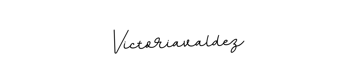 Create a beautiful signature design for name Victoriavaldez. With this signature (BallpointsItalic-DORy9) fonts, you can make a handwritten signature for free. Victoriavaldez signature style 11 images and pictures png