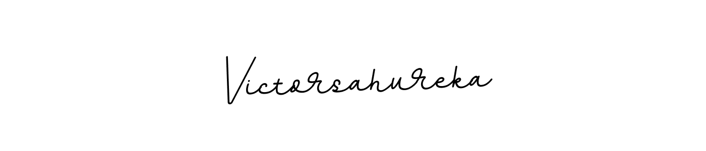Create a beautiful signature design for name Victorsahureka. With this signature (BallpointsItalic-DORy9) fonts, you can make a handwritten signature for free. Victorsahureka signature style 11 images and pictures png