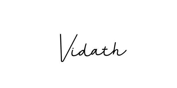 Vidath stylish signature style. Best Handwritten Sign (BallpointsItalic-DORy9) for my name. Handwritten Signature Collection Ideas for my name Vidath. Vidath signature style 11 images and pictures png