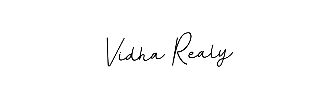 Vidha Realy stylish signature style. Best Handwritten Sign (BallpointsItalic-DORy9) for my name. Handwritten Signature Collection Ideas for my name Vidha Realy. Vidha Realy signature style 11 images and pictures png