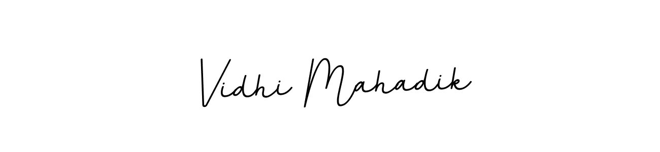 Use a signature maker to create a handwritten signature online. With this signature software, you can design (BallpointsItalic-DORy9) your own signature for name Vidhi Mahadik. Vidhi Mahadik signature style 11 images and pictures png