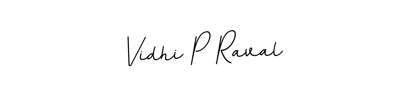 Also we have Vidhi P Raval name is the best signature style. Create professional handwritten signature collection using BallpointsItalic-DORy9 autograph style. Vidhi P Raval signature style 11 images and pictures png