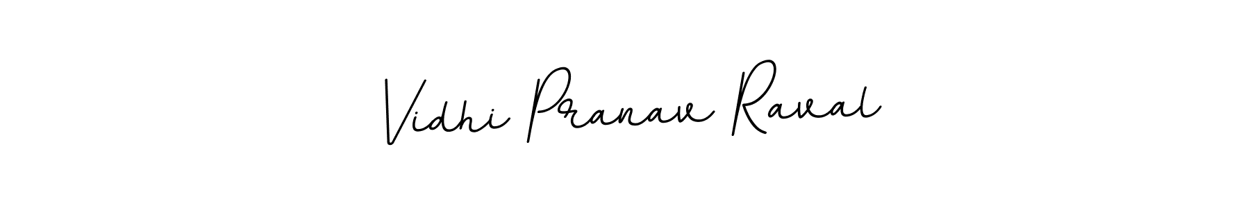 Vidhi Pranav Raval stylish signature style. Best Handwritten Sign (BallpointsItalic-DORy9) for my name. Handwritten Signature Collection Ideas for my name Vidhi Pranav Raval. Vidhi Pranav Raval signature style 11 images and pictures png