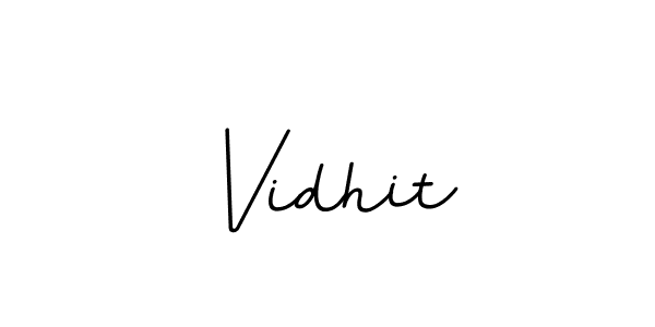 Design your own signature with our free online signature maker. With this signature software, you can create a handwritten (BallpointsItalic-DORy9) signature for name Vidhit. Vidhit signature style 11 images and pictures png