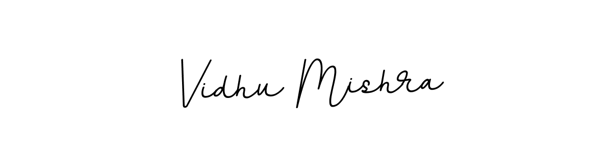 Make a beautiful signature design for name Vidhu Mishra. With this signature (BallpointsItalic-DORy9) style, you can create a handwritten signature for free. Vidhu Mishra signature style 11 images and pictures png