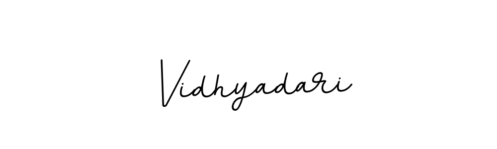 Create a beautiful signature design for name Vidhyadari. With this signature (BallpointsItalic-DORy9) fonts, you can make a handwritten signature for free. Vidhyadari signature style 11 images and pictures png