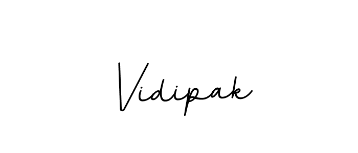 Vidipak stylish signature style. Best Handwritten Sign (BallpointsItalic-DORy9) for my name. Handwritten Signature Collection Ideas for my name Vidipak. Vidipak signature style 11 images and pictures png