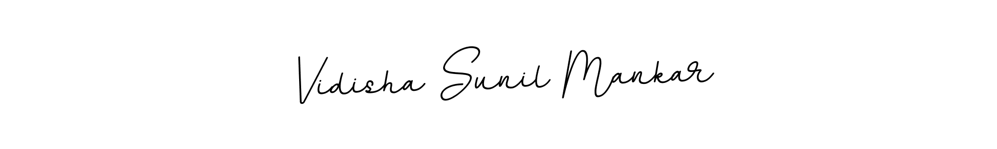 Also we have Vidisha Sunil Mankar name is the best signature style. Create professional handwritten signature collection using BallpointsItalic-DORy9 autograph style. Vidisha Sunil Mankar signature style 11 images and pictures png