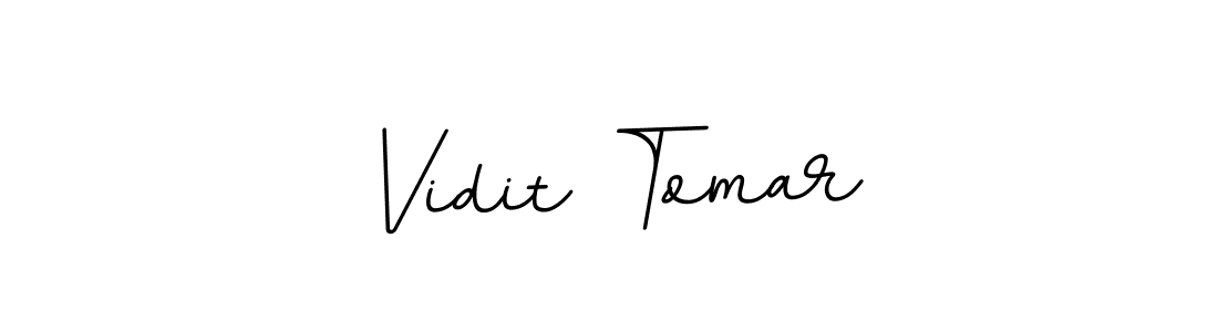 Create a beautiful signature design for name Vidit Tomar. With this signature (BallpointsItalic-DORy9) fonts, you can make a handwritten signature for free. Vidit Tomar signature style 11 images and pictures png