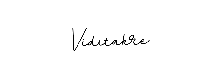 Make a beautiful signature design for name Viditakre. With this signature (BallpointsItalic-DORy9) style, you can create a handwritten signature for free. Viditakre signature style 11 images and pictures png