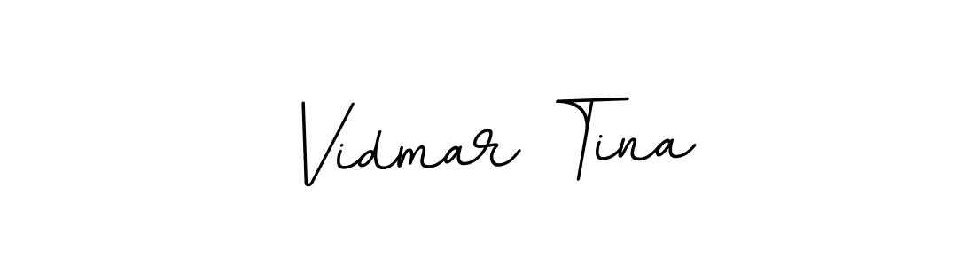 Vidmar Tina stylish signature style. Best Handwritten Sign (BallpointsItalic-DORy9) for my name. Handwritten Signature Collection Ideas for my name Vidmar Tina. Vidmar Tina signature style 11 images and pictures png
