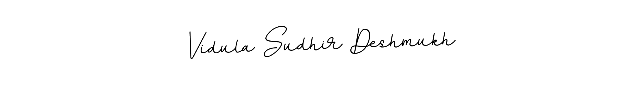 Use a signature maker to create a handwritten signature online. With this signature software, you can design (BallpointsItalic-DORy9) your own signature for name Vidula Sudhir Deshmukh. Vidula Sudhir Deshmukh signature style 11 images and pictures png