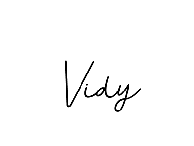 Make a beautiful signature design for name Vidy. Use this online signature maker to create a handwritten signature for free. Vidy signature style 11 images and pictures png