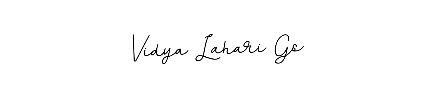 How to make Vidya Lahari Gs name signature. Use BallpointsItalic-DORy9 style for creating short signs online. This is the latest handwritten sign. Vidya Lahari Gs signature style 11 images and pictures png