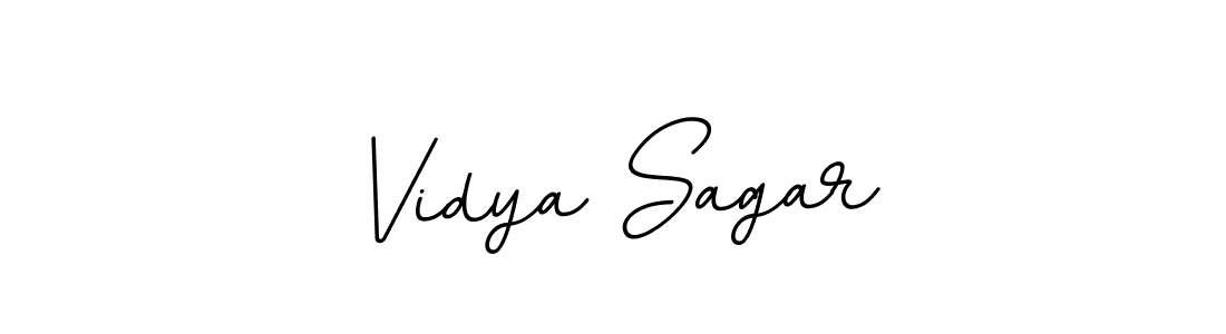 Design your own signature with our free online signature maker. With this signature software, you can create a handwritten (BallpointsItalic-DORy9) signature for name Vidya Sagar. Vidya Sagar signature style 11 images and pictures png