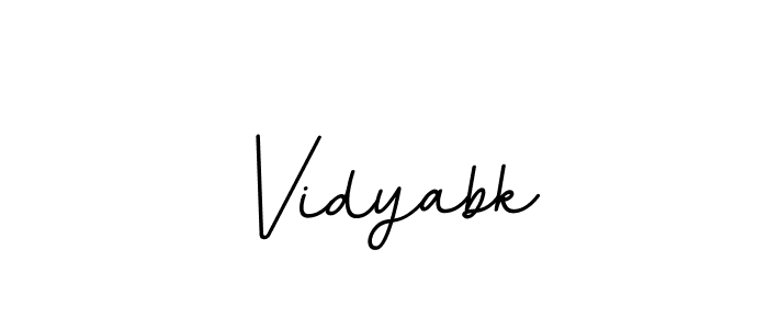 The best way (BallpointsItalic-DORy9) to make a short signature is to pick only two or three words in your name. The name Vidyabk include a total of six letters. For converting this name. Vidyabk signature style 11 images and pictures png