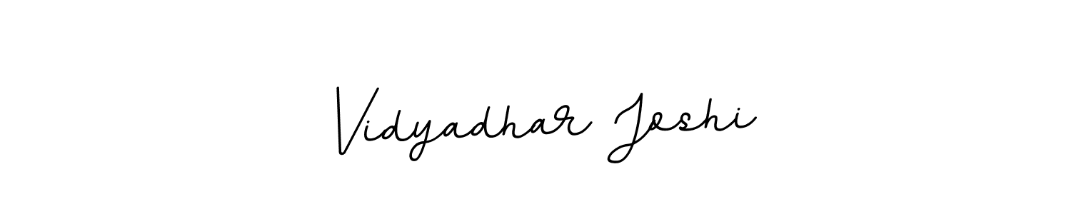 How to make Vidyadhar Joshi name signature. Use BallpointsItalic-DORy9 style for creating short signs online. This is the latest handwritten sign. Vidyadhar Joshi signature style 11 images and pictures png