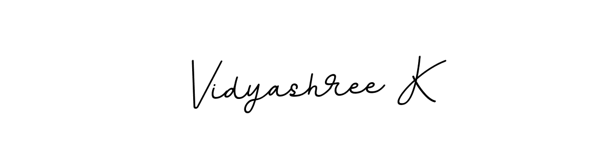 Also we have Vidyashree K name is the best signature style. Create professional handwritten signature collection using BallpointsItalic-DORy9 autograph style. Vidyashree K signature style 11 images and pictures png
