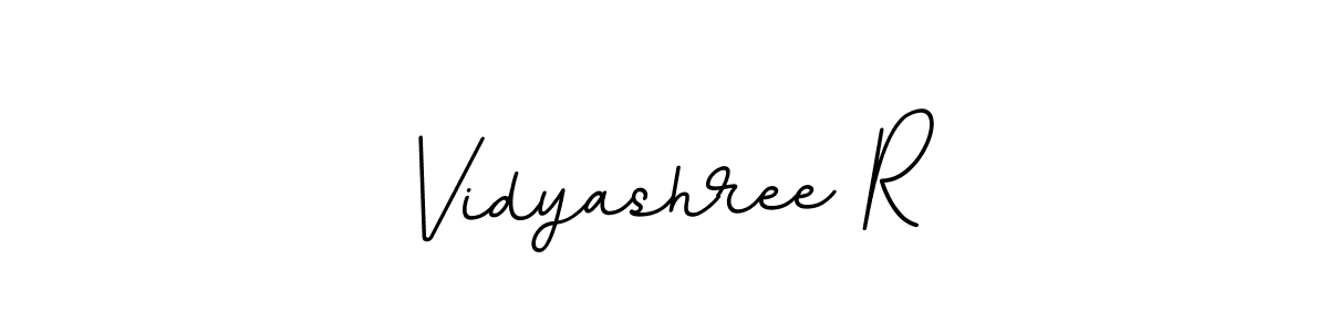 You should practise on your own different ways (BallpointsItalic-DORy9) to write your name (Vidyashree R) in signature. don't let someone else do it for you. Vidyashree R signature style 11 images and pictures png