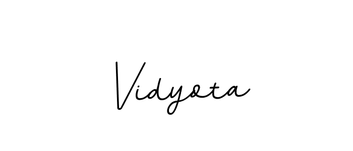 The best way (BallpointsItalic-DORy9) to make a short signature is to pick only two or three words in your name. The name Vidyota include a total of six letters. For converting this name. Vidyota signature style 11 images and pictures png