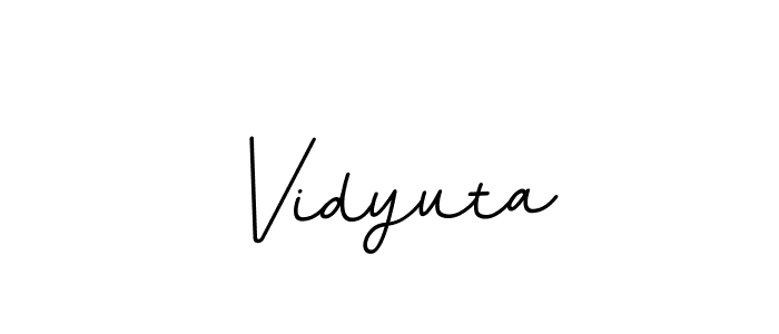 How to make Vidyuta signature? BallpointsItalic-DORy9 is a professional autograph style. Create handwritten signature for Vidyuta name. Vidyuta signature style 11 images and pictures png