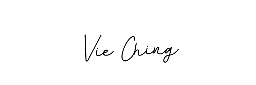 Design your own signature with our free online signature maker. With this signature software, you can create a handwritten (BallpointsItalic-DORy9) signature for name Vie Ching. Vie Ching signature style 11 images and pictures png