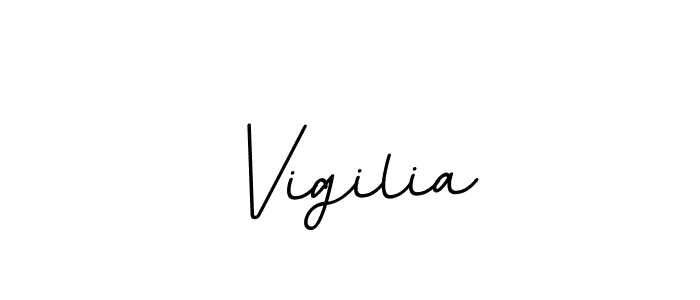Make a beautiful signature design for name Vigilia. With this signature (BallpointsItalic-DORy9) style, you can create a handwritten signature for free. Vigilia signature style 11 images and pictures png