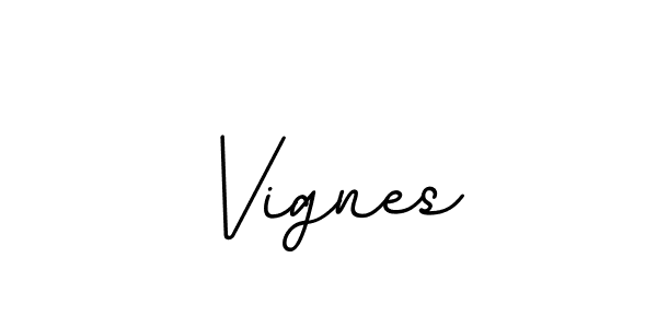 Use a signature maker to create a handwritten signature online. With this signature software, you can design (BallpointsItalic-DORy9) your own signature for name Vignes. Vignes signature style 11 images and pictures png