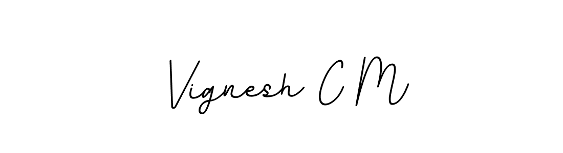 BallpointsItalic-DORy9 is a professional signature style that is perfect for those who want to add a touch of class to their signature. It is also a great choice for those who want to make their signature more unique. Get Vignesh C M name to fancy signature for free. Vignesh C M signature style 11 images and pictures png