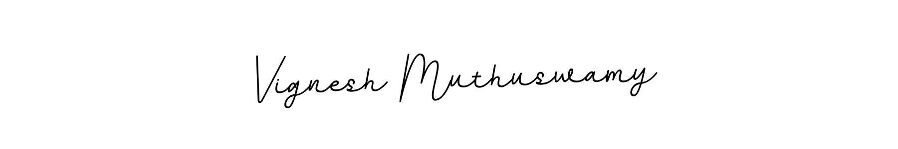 Create a beautiful signature design for name Vignesh Muthuswamy. With this signature (BallpointsItalic-DORy9) fonts, you can make a handwritten signature for free. Vignesh Muthuswamy signature style 11 images and pictures png