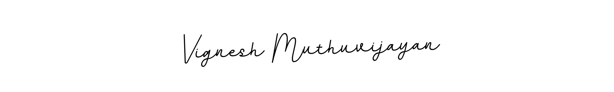 This is the best signature style for the Vignesh Muthuvijayan name. Also you like these signature font (BallpointsItalic-DORy9). Mix name signature. Vignesh Muthuvijayan signature style 11 images and pictures png