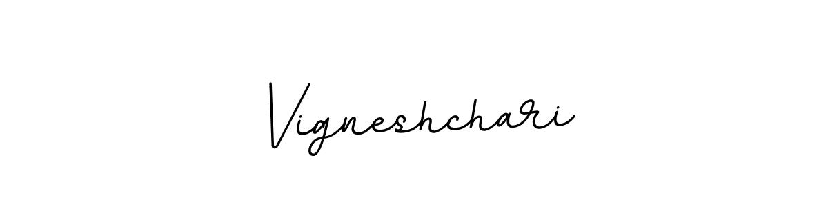 Design your own signature with our free online signature maker. With this signature software, you can create a handwritten (BallpointsItalic-DORy9) signature for name Vigneshchari. Vigneshchari signature style 11 images and pictures png