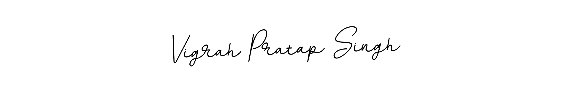 This is the best signature style for the Vigrah Pratap Singh name. Also you like these signature font (BallpointsItalic-DORy9). Mix name signature. Vigrah Pratap Singh signature style 11 images and pictures png