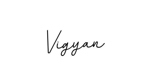 Design your own signature with our free online signature maker. With this signature software, you can create a handwritten (BallpointsItalic-DORy9) signature for name Vigyan. Vigyan signature style 11 images and pictures png