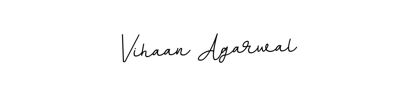 Design your own signature with our free online signature maker. With this signature software, you can create a handwritten (BallpointsItalic-DORy9) signature for name Vihaan Agarwal. Vihaan Agarwal signature style 11 images and pictures png