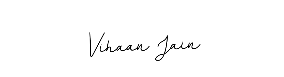 if you are searching for the best signature style for your name Vihaan Jain. so please give up your signature search. here we have designed multiple signature styles  using BallpointsItalic-DORy9. Vihaan Jain signature style 11 images and pictures png