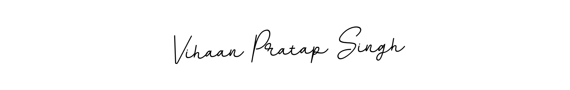 Use a signature maker to create a handwritten signature online. With this signature software, you can design (BallpointsItalic-DORy9) your own signature for name Vihaan Pratap Singh. Vihaan Pratap Singh signature style 11 images and pictures png
