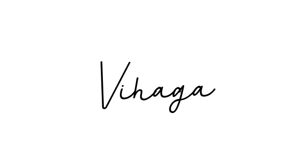 Vihaga stylish signature style. Best Handwritten Sign (BallpointsItalic-DORy9) for my name. Handwritten Signature Collection Ideas for my name Vihaga. Vihaga signature style 11 images and pictures png