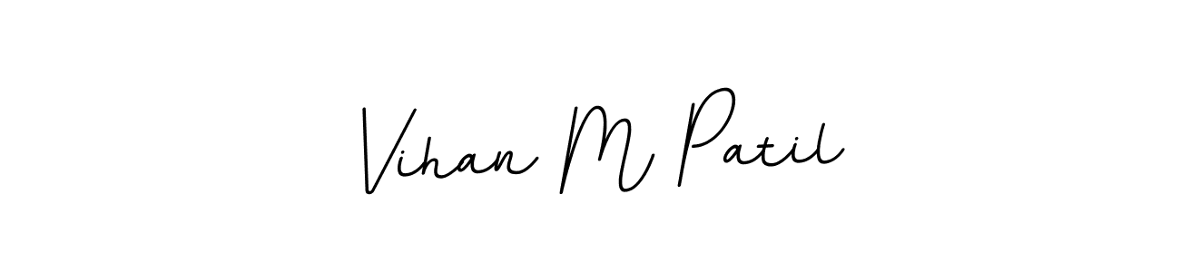 How to Draw Vihan M Patil signature style? BallpointsItalic-DORy9 is a latest design signature styles for name Vihan M Patil. Vihan M Patil signature style 11 images and pictures png