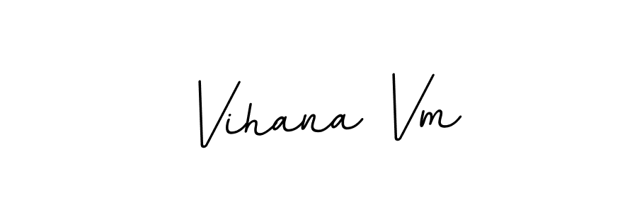Design your own signature with our free online signature maker. With this signature software, you can create a handwritten (BallpointsItalic-DORy9) signature for name Vihana Vm. Vihana Vm signature style 11 images and pictures png