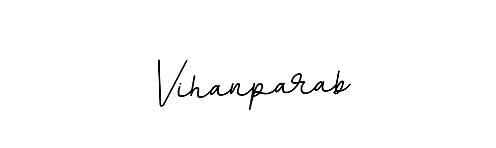 It looks lik you need a new signature style for name Vihanparab. Design unique handwritten (BallpointsItalic-DORy9) signature with our free signature maker in just a few clicks. Vihanparab signature style 11 images and pictures png