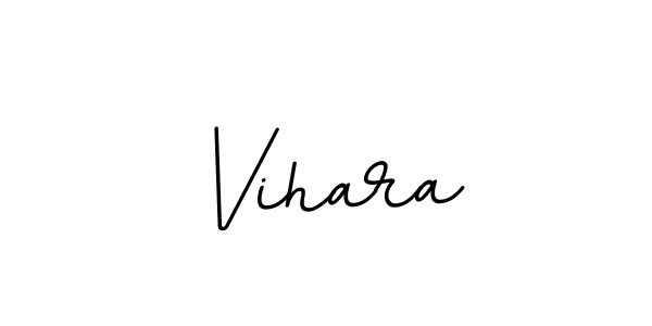 Create a beautiful signature design for name Vihara. With this signature (BallpointsItalic-DORy9) fonts, you can make a handwritten signature for free. Vihara signature style 11 images and pictures png