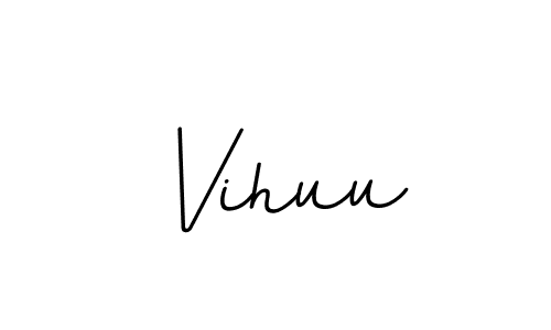 if you are searching for the best signature style for your name Vihuu. so please give up your signature search. here we have designed multiple signature styles  using BallpointsItalic-DORy9. Vihuu signature style 11 images and pictures png