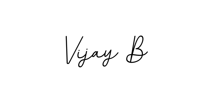 Design your own signature with our free online signature maker. With this signature software, you can create a handwritten (BallpointsItalic-DORy9) signature for name Vijay B. Vijay B signature style 11 images and pictures png