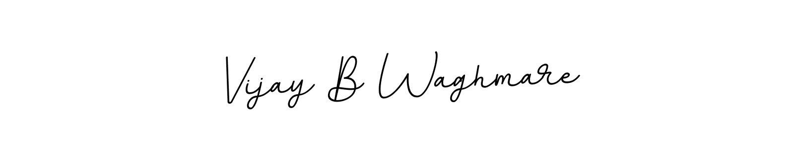 Create a beautiful signature design for name Vijay B Waghmare. With this signature (BallpointsItalic-DORy9) fonts, you can make a handwritten signature for free. Vijay B Waghmare signature style 11 images and pictures png