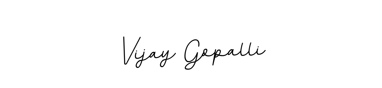 Create a beautiful signature design for name Vijay Gopalli. With this signature (BallpointsItalic-DORy9) fonts, you can make a handwritten signature for free. Vijay Gopalli signature style 11 images and pictures png