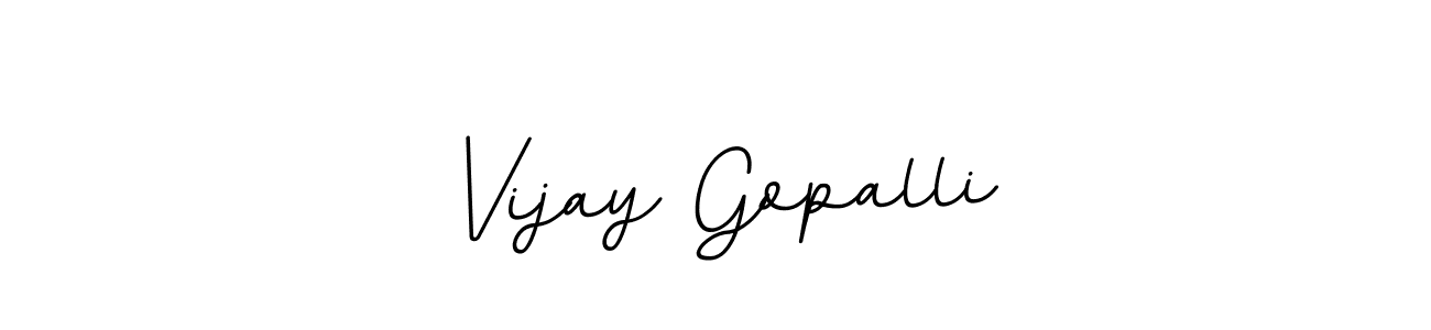 Design your own signature with our free online signature maker. With this signature software, you can create a handwritten (BallpointsItalic-DORy9) signature for name Vijay Gopalli. Vijay Gopalli signature style 11 images and pictures png